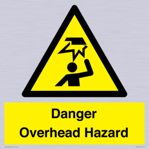 Danger Overhead Hazard